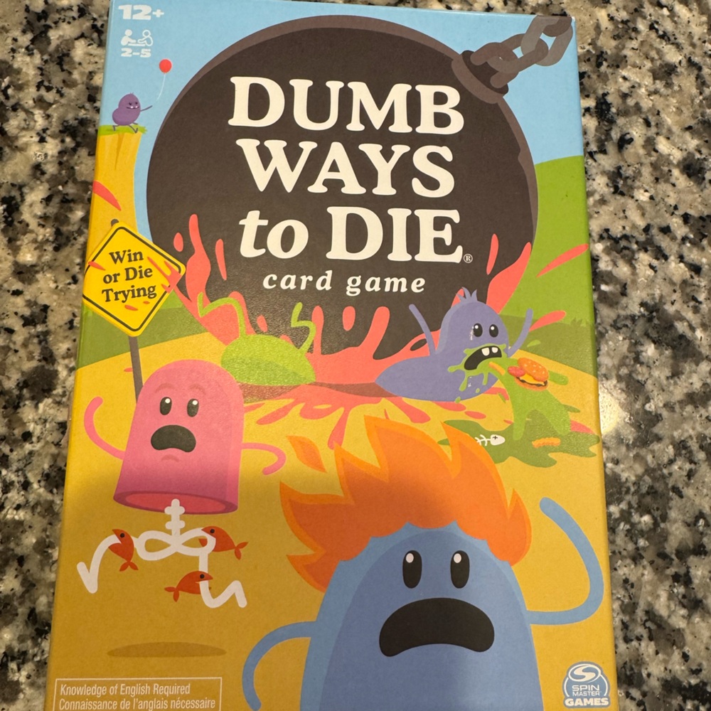 Dumb Ways to Die Card Game - Multicolor